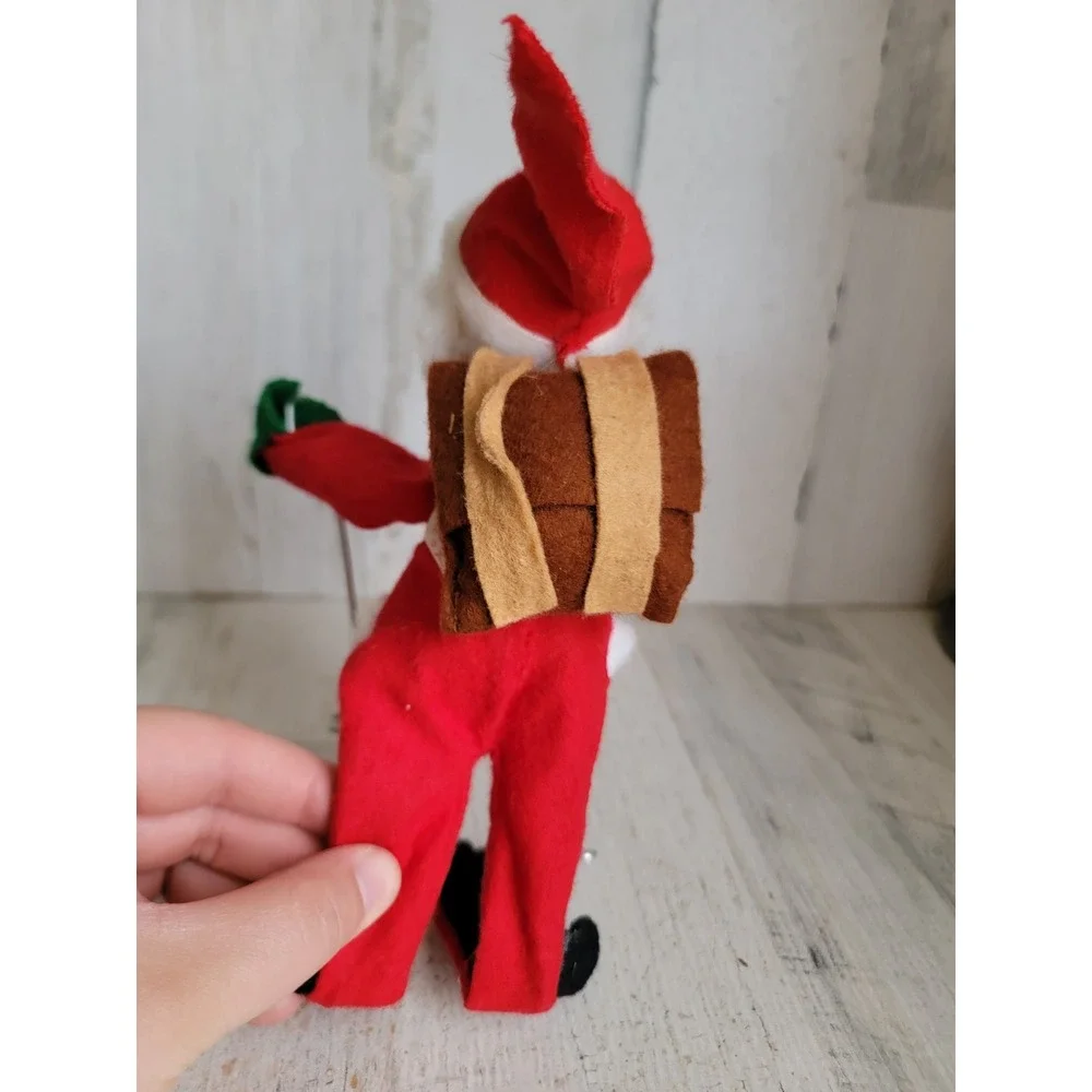 Annalee ski Santa Claus vintage mobility doll plush skiing home decor